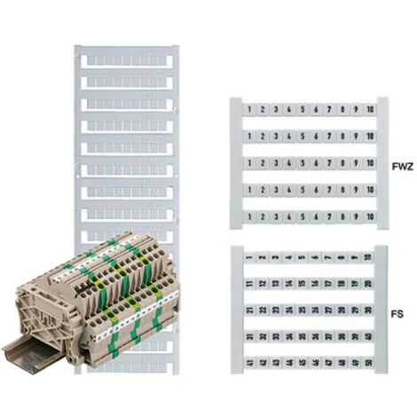 Weidmuller dekafix  5 gw 8 ‎versione‎ dekafix, marcatore terminale, 5 x 5 mm, bianco‎ 0522660008