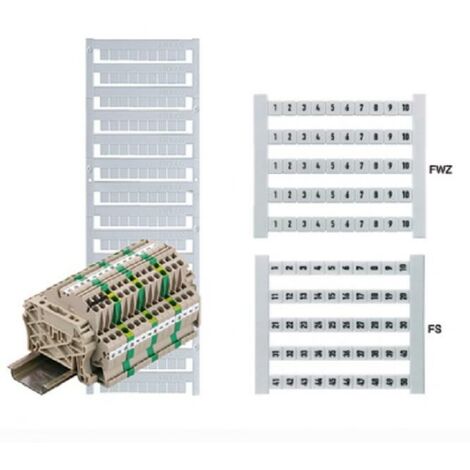 Weidmuller dekafix dek 5 gw 10 marcatore terminale 5x5 mm 0522660010