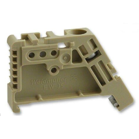 Weidmuller ew 35 8, blocco morsetti guida din 35mm 0383560000
