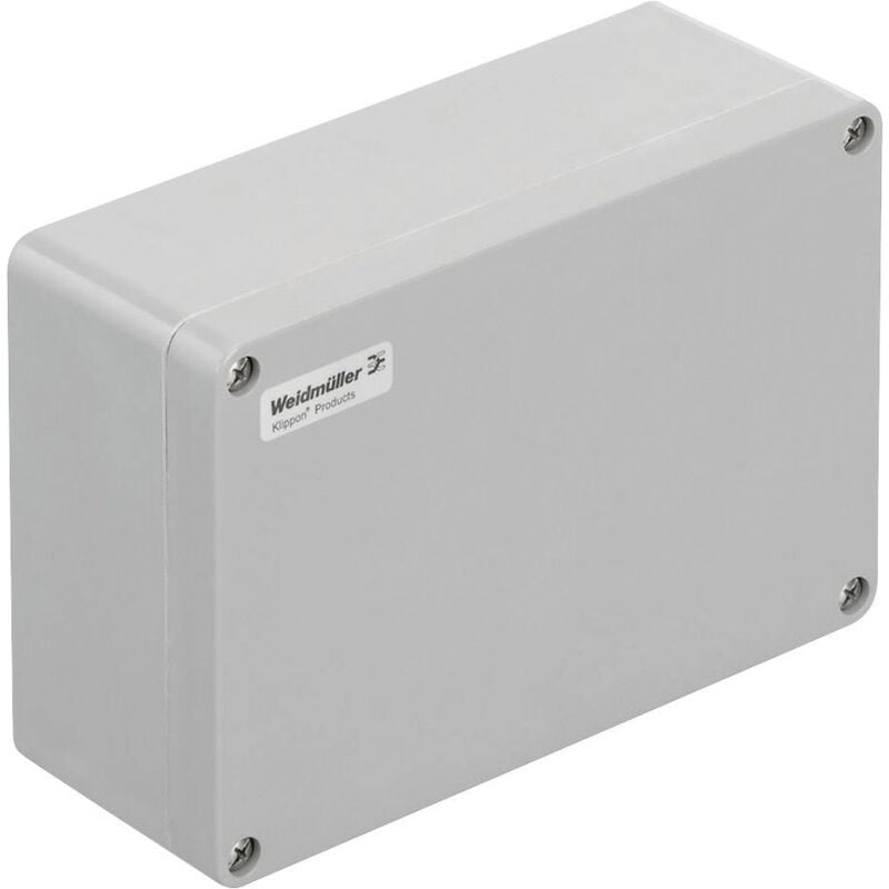 Weidmüller klippon pok 162609 Boîtier 260 x 160 x 90 polyester renforcé de fibres de verre gris 1 pc(s) A182612