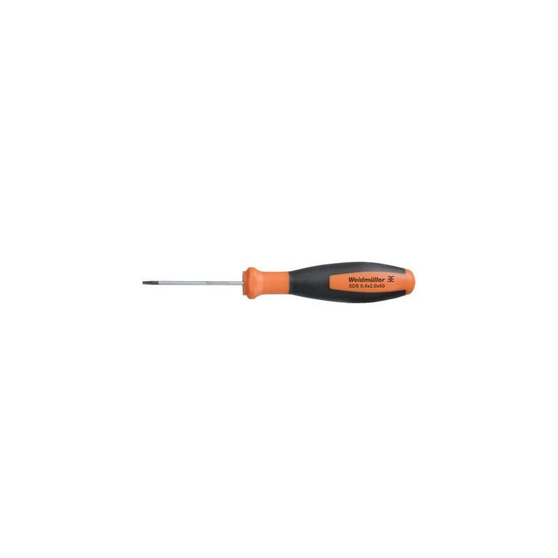 Weidmüller sds 0.4X2.0X60 tournevis pour vis à fente largeur de la lame: 2 mm longueur de la lame: 60 mm 2749260000