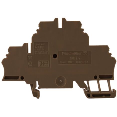 Weidmuller ZDK 2.5 beige blocco di giunzione a molla