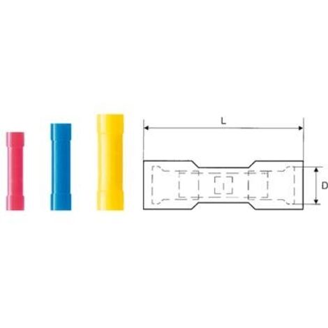WEIDMULLER  MANICOTTO RACCORDO LIB2,5B25VF 1,5  2,5 MM2 BLU