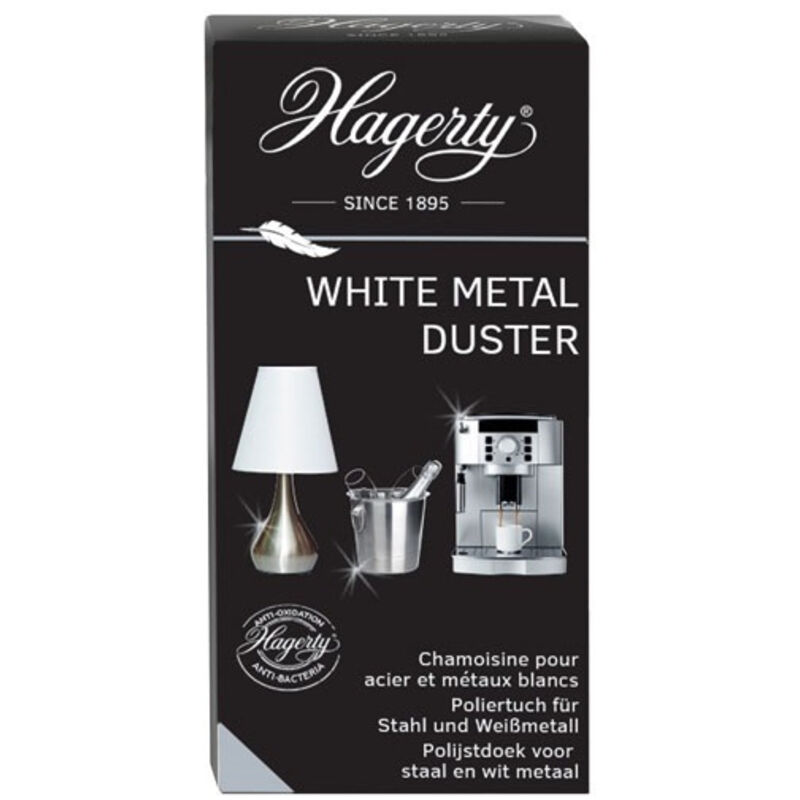 Weiße Metallstaubtuch Aus Antibakteriellem, Getränktem Chiffon - Hagerty