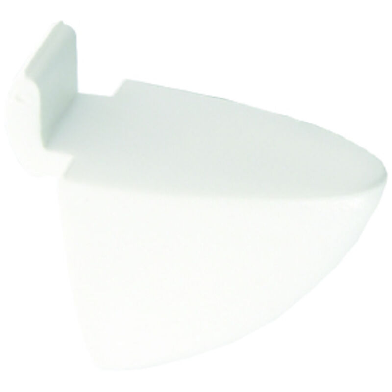 Schienenhalter Weiß Einfach 8 Stück - Vynex