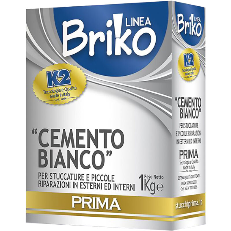 Weißer Reparaturzement 1 kg