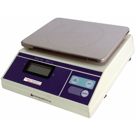 Weightstation - Bilancia Elettronica, con Piattaforma, 0,5 g, Colore: Argento