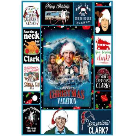 Weihnachtliche Fleecedecke 150 x 200 cm – Warme und weiche Kuscheldecke für Sofa, Bett, Kinderzimmer oder Wohnzimmer – Winterliche Geschenkidee