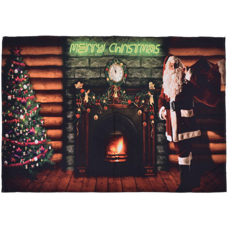 Weihnachtlicher Wandbehang – Dekorative Decke für Zuhause und Partys – 230 x 180 cm