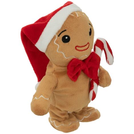 Weihnachtliches Plüschtier Lebkuchenmann, beweglich