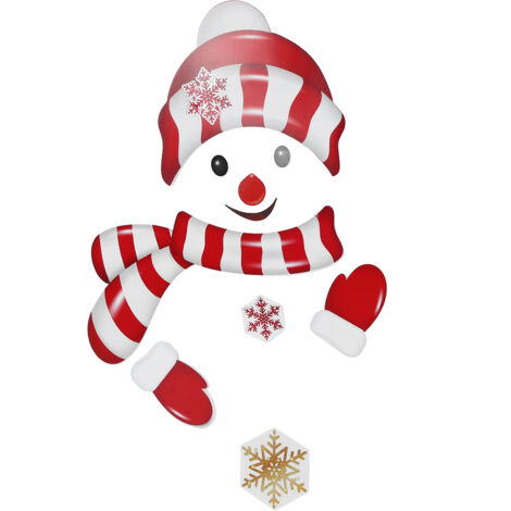 Weihnachts-Kühlschrankaufkleber – Lustige und wasserfeste Dekorationen für Garagentor oder Kühlschrank