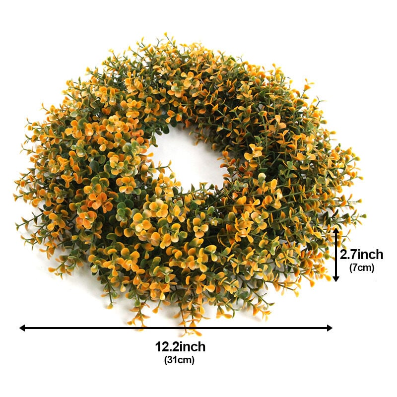 Image of Weihnachts-Simulationsgirlande - 31x31x7cm - orange Farbe