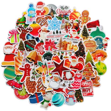 Weihnachtsaufkleber 2021 für Kinder – 100 einzigartige, wasserfeste Designs, Geschenkideen für die Feiertage