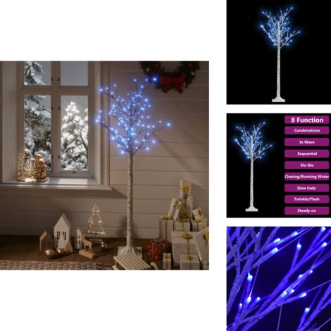Weihnachtsbaum 140 LEDs 1,5 m Blau Indoor Outdoor - LED Weihnachtsbaum - Dekorationslicht - Christbaum - Winterdeko - Künstlicher Weihnachtsbaum