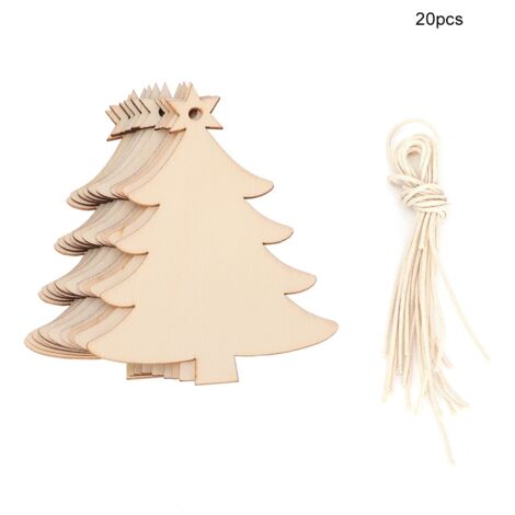 Weihnachtsbaum-Anhänger – 20 handgefertigte Dekorationen