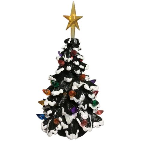 Weihnachtsbaum aus Kunstharz mit LED-Beleuchtung für Partydekoration und Weihnachtsgeschenk