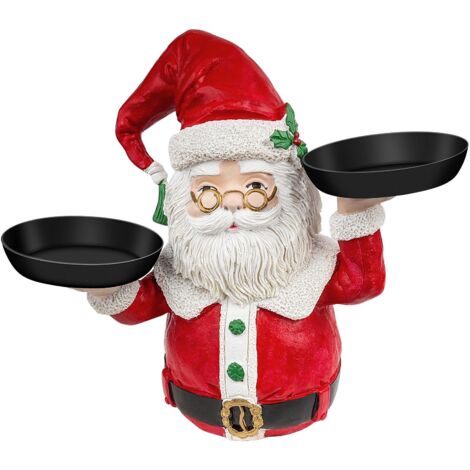 Weihnachtsbaum-Bonbonhalter, Kuchenständer, dekorative Servierplatte aus Kunstharz für Partys