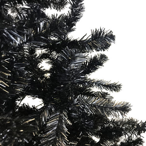 Weihnachtsbaum inkl Ständer Schwarz 180 cm-DYW52202