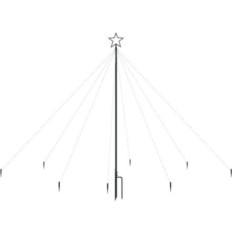 Weihnachtsbaum-Lichterketten Indoor Outdoor 400 LEDs 2,5 m vidaXL