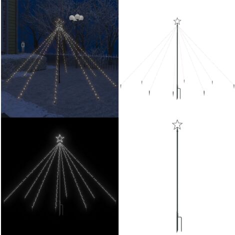 Weihnachtsbaum-Lichterketten Indoor Outdoor 400 LEDs 2,5 m - Weihnachtsbaum Lichterkette -  Weihnachtsbaum Lichterketten - Home & Living