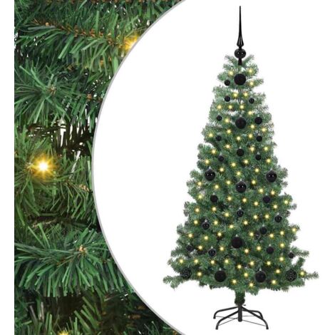 Weihnachtsbaum mit 150 LEDs mit Ständer Grün 120 cm PVC vidaXL