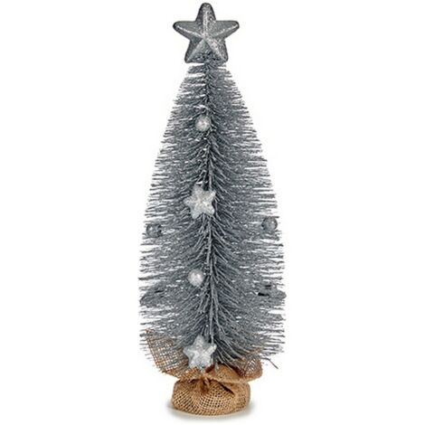 Weihnachtsbaum mit versilbertem Stern 13 x 41 x 13 cm