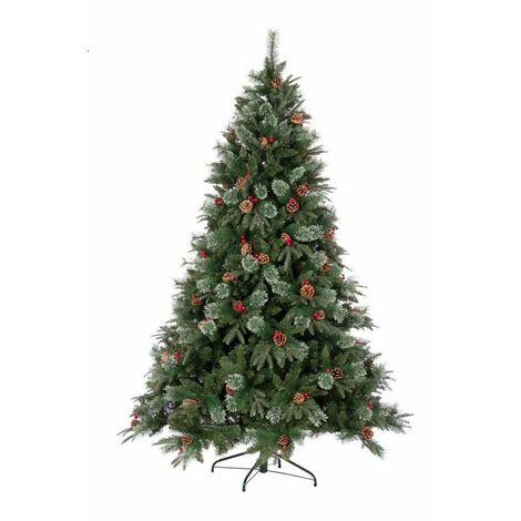 Weihnachtsbaum Molveno mit Beeren H270-3964Zweige