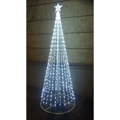 WEIHNACHTSBAUM STYLE BASIC 576 LED MIT STERN HÖHE 2 MT 12V KALTWEISS