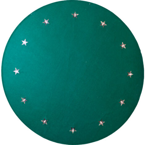 Weihnachtsbaum-Teppich -Granne', beleuchtet, grün, Ø 100cm