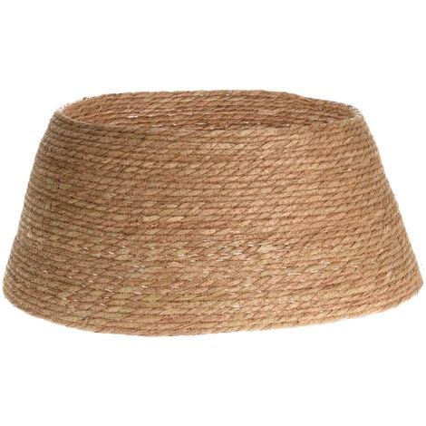 SPETEBO Weihnachtsbaumrock aus Seegras natur - 56 cm - Abdeckung für den Christbaum Ständer - Weihnachtsbaum Decke Baum Kragen Tannenbaum Rock