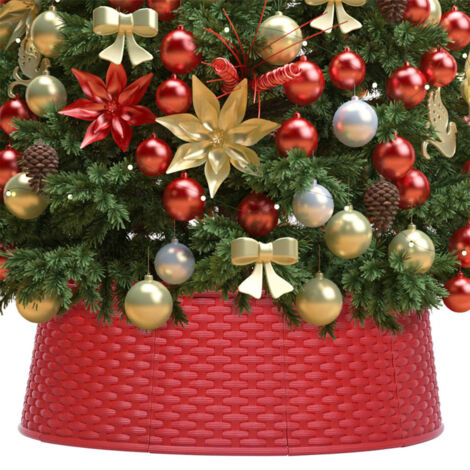 Weihnachtsbaum Decke Plüsch mit bronzierenden Gänsefedern für Neujahr Weihnachten Deko Runde Form Christbaumdecke Weihnachtsbaum Röcke 120 cm Weiß Kunstpelz Baum Basisabdeckungen A