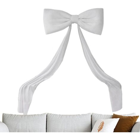 Weihnachtsbaumschleife, 180 cm große Samtornamente für die Feiertage – Christbaumspitze, Dekoration für Wohnzimmer, Party, Kamin, Wanddekoration, Fotohintergrund für Feierlichkeiten