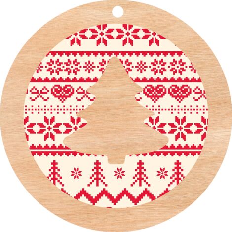 Weihnachtsbaumschmuck aus Holz D16