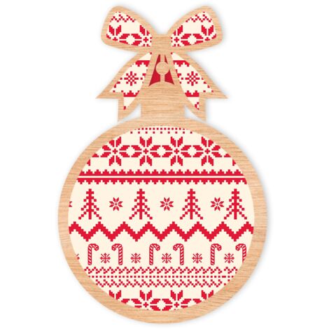 Weihnachtsbaumschmuck aus Holz D24
