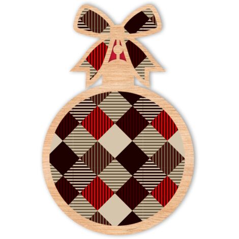 Weihnachtsbaumschmuck aus Holz D30