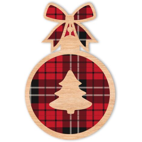 Weihnachtsbaumschmuck aus Holz D32