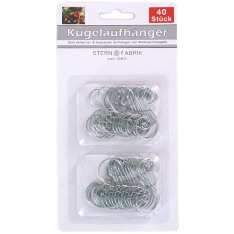 Weihnachtsdeko Weihnachtsbaumkugeln Baumschmuck Weihnachtsbaumspitze Aufhänger - 19 = Haken