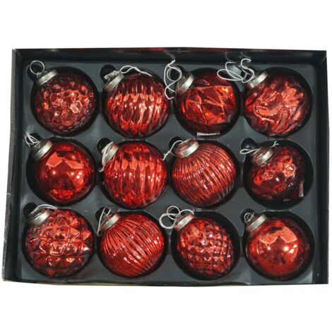 Weihnachtsdeko Weihnachtsbaumkugeln Baumschmuck Weihnachtsbaumspitze Aufhänger - 8 = 8 cm