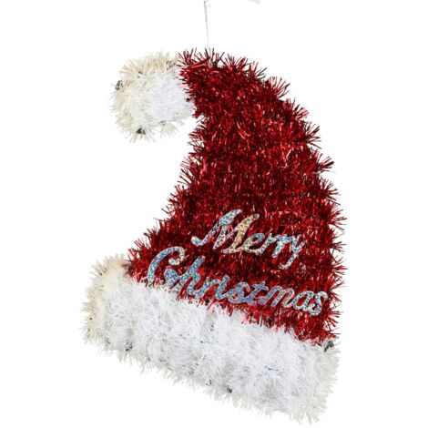 Haarreif mit Nikolausmütze Weihnachtsmütze Haarschmuck Weihnachtskostüm Mütze