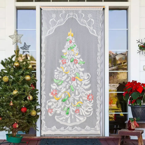 Weihnachtsdekoration Lichterkette für Vorhänge (100 x 200 cm, 1 Stück)
