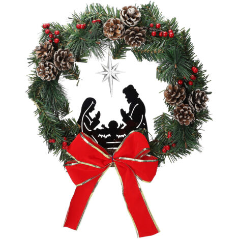 Weihnachtsdekorationen aus Rattan, Beeren für Kränze und Weihnachtsbäume, festliche Accessoires