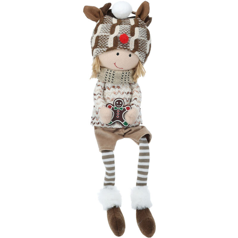 Home Styling Weihnachtsfigur Aus Plüsch, 51 Cm