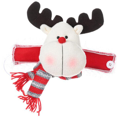 Weihnachtsgardinenschlaufe mit Weihnachtsmann, Schneemann und Rentier, Fensterdekoration, Weihnachtsgeschenk