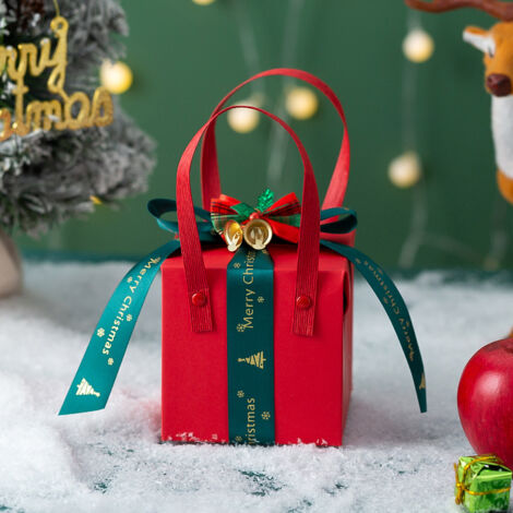 Weihnachtsgeschenkbox, Geschenkbox für Heiligabend, Festtagsgeschenk, Weihnachtsapfelbox, Hochzeitsbonbonbox, Geschenkbox mit Friedensfrüchten