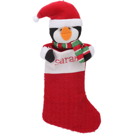 Weihnachtsgeschenktüte in Pinguinform, Weihnachtsbaumschmuck, Anhänger für Schlafzimmer, Hotel oder Restaurant, Geschenkidee für den Weihnachtsstrumpf