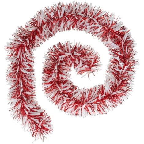 Weihnachtsgirlande Boa 150x8x2m Rot und Weiß - Atmosphera créateur d'intérieur