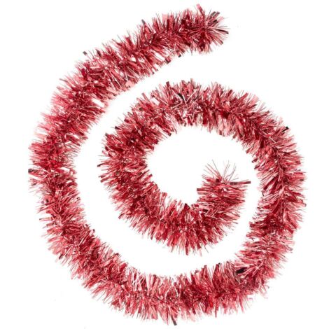 Weihnachtsgirlande Glänzend Matt 100 x 6 x 2 M Rosa -