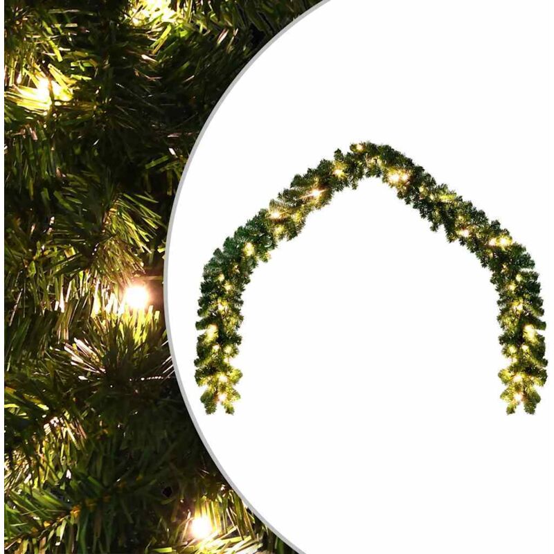 Weihnachtsgirlande Mit Led-lichtern 10 M Vidaxl
