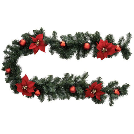 Weihnachtsgirlande POINSETTIA