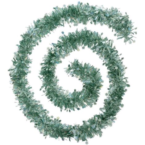 Weihnachtsgirlande Stern 100x6x2m Mandelgrün - Atmosphera créateur d'intérieur